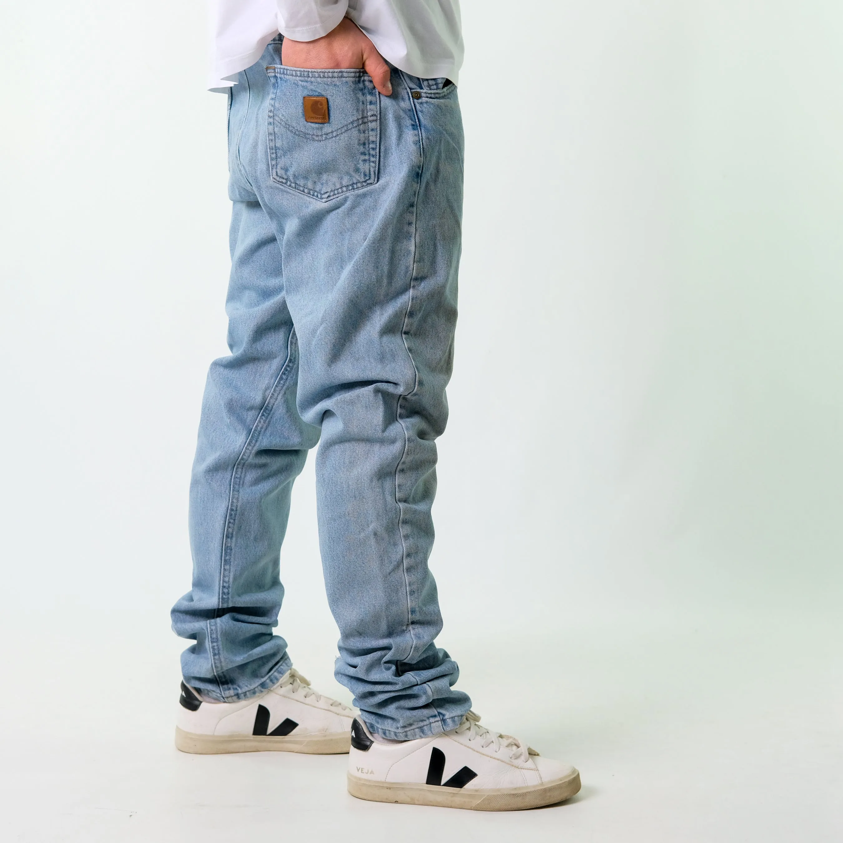 Blue y2ks Carhartt Denim Jeans Baggy Pants (36x36)