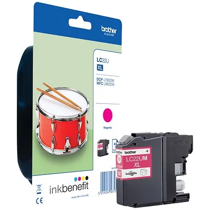 Brother LC22UM Magenta High Yield Inkjet Cartridge