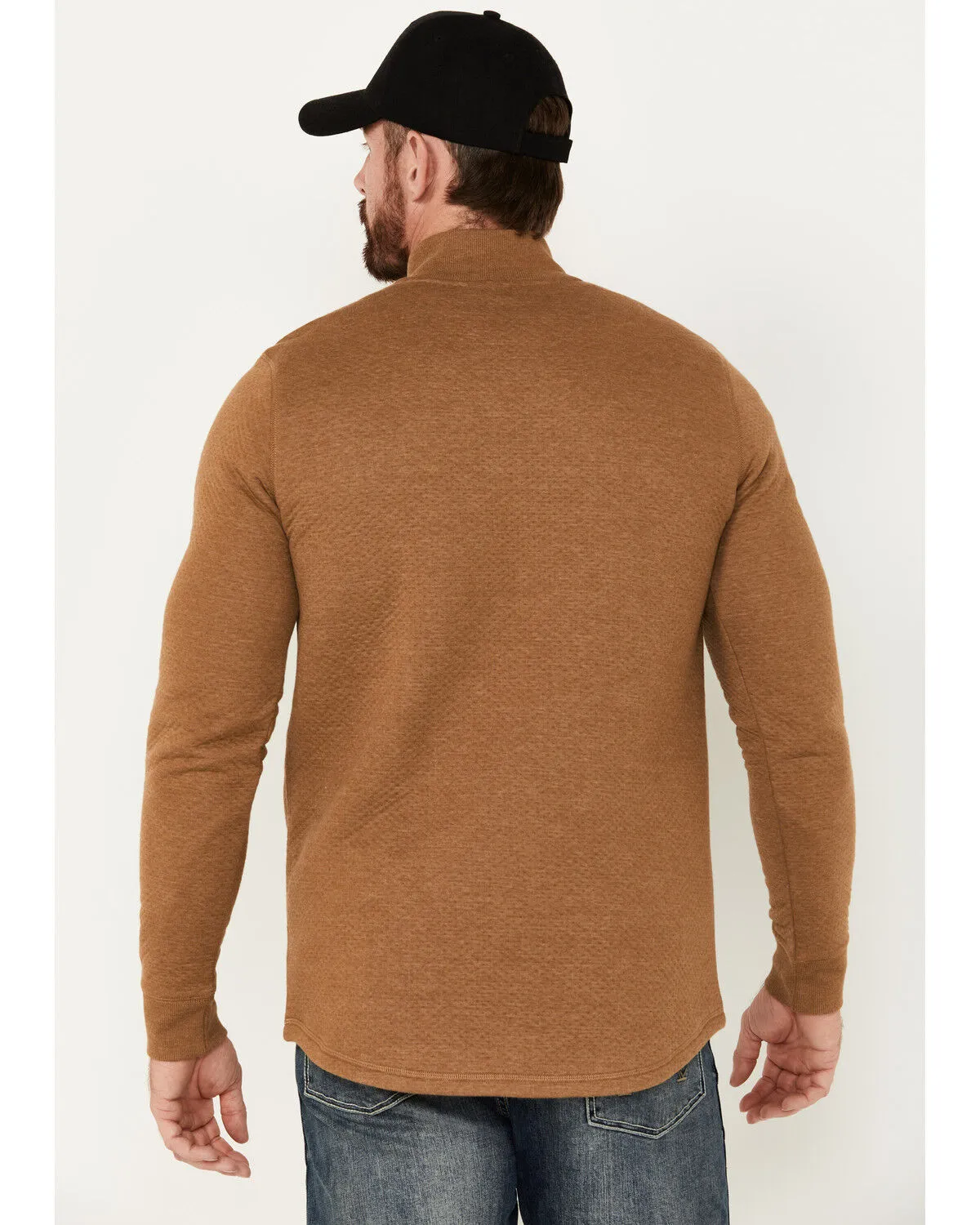 Brothers and Sons Men's Wilson Long Sleeve Zip Pullover