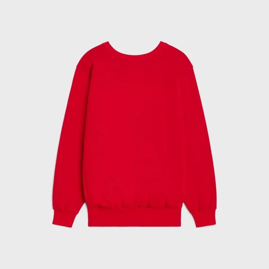 CELINE  |oversized celine sweatshirt in cotton fleece