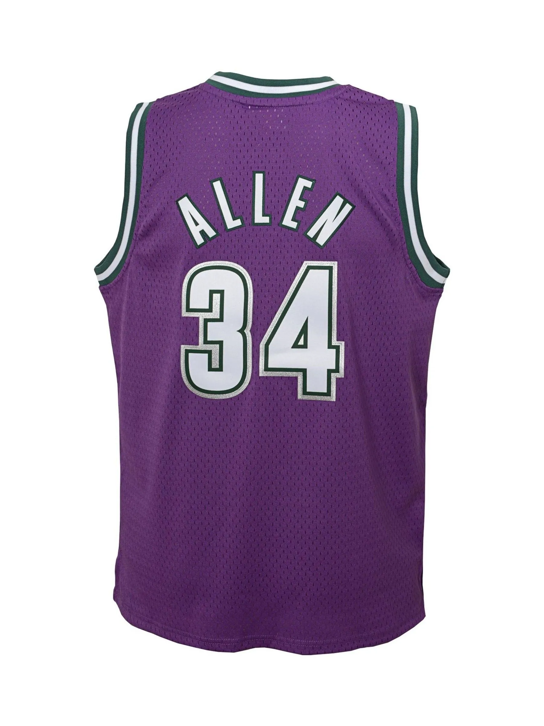 Fanatics Purple Milwaukee Bucks Ray Allen 1996-97 Hardwood Classics Swingman Youth Jersey