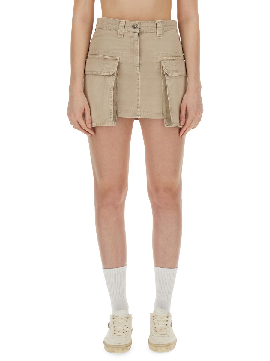 GOLDEN GOOSE    MINI CARGO SKIRT