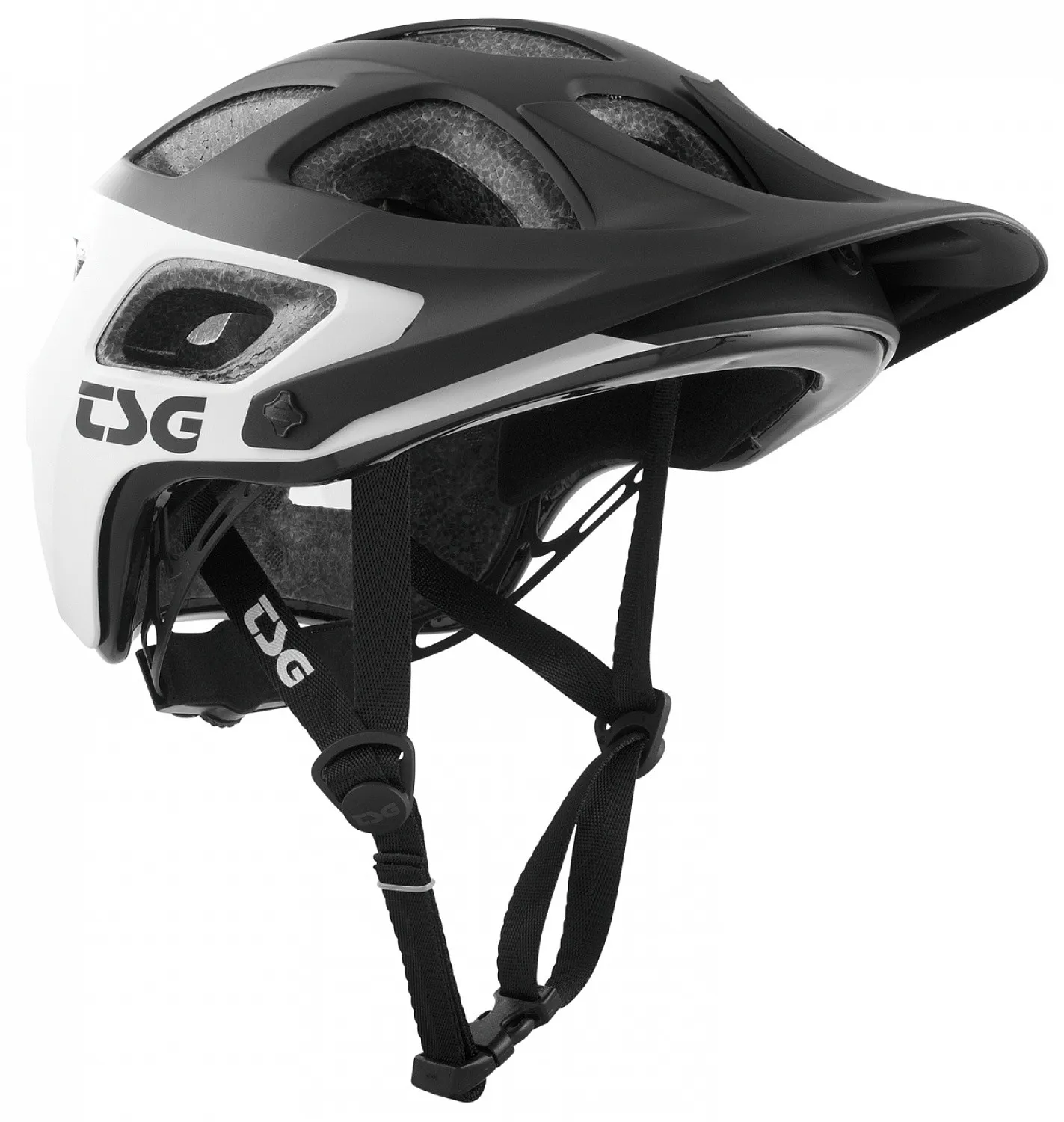 helmet TSG Seek Graphic Design - Block White/Black
