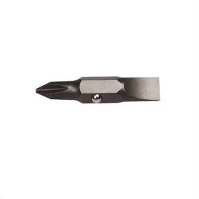 Klein® 32398 Reversible Screwdriver Bit, Double End, Imperial, #1, 1/4 in point, Phillips®/Slotted point