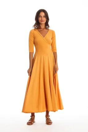 RAVENS VIEW IBIZA Dress Veronika Gold Sand Yellow