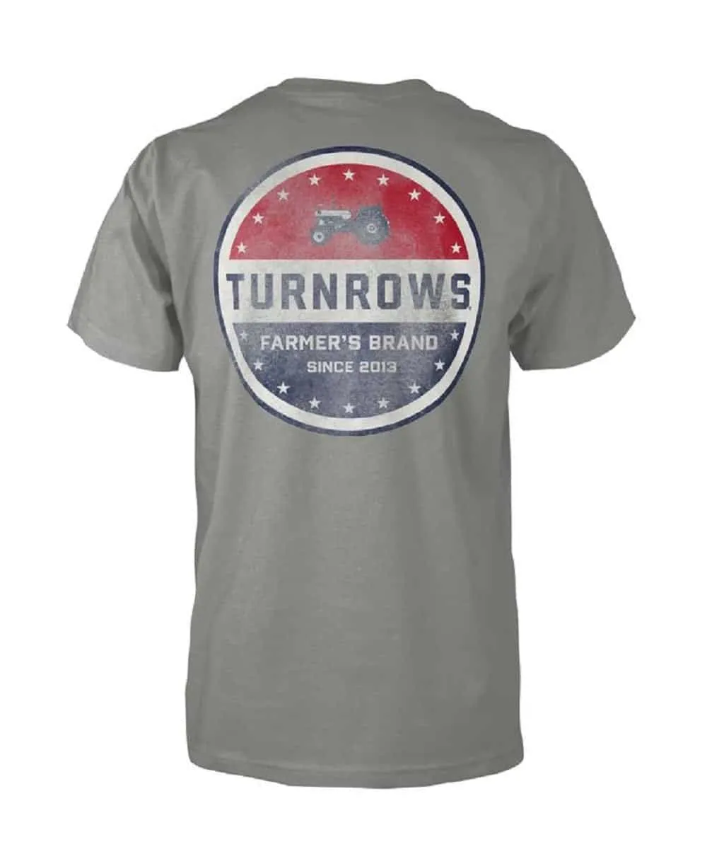 Royce Apparel Men's Turnrows Liberty Pocketed Tee