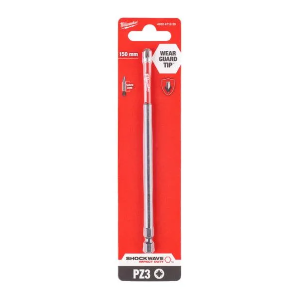 SHOCKWAVE 150mm Screwdriver Bits -1pc