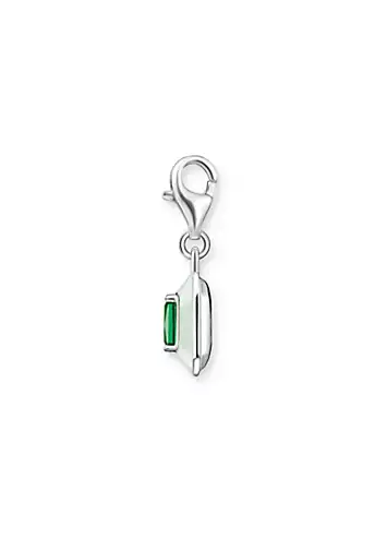 THOMAS SABO Charm Club Green Stone Charm | Grattan